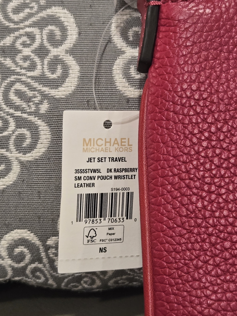Michael Kors Pink Pebbled Leather Shoulder Bag - Picture 4 of 6